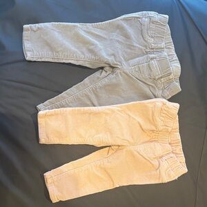 GAP Kids Corduroy Pants - Gray and Tan